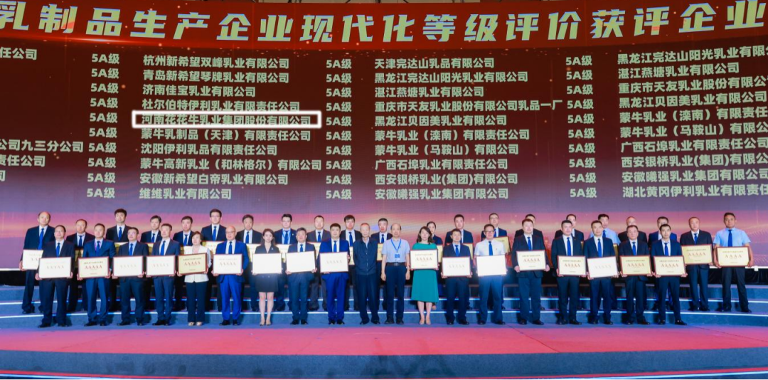 啟航新征程 點亮新賽道丨花花牛乳業(yè)集團參加第十四屆中國奶業(yè)大會暨D20峰會，榮獲“中國乳制品生產(chǎn)企業(yè)現(xiàn)代化等級5A級”評定殊榮